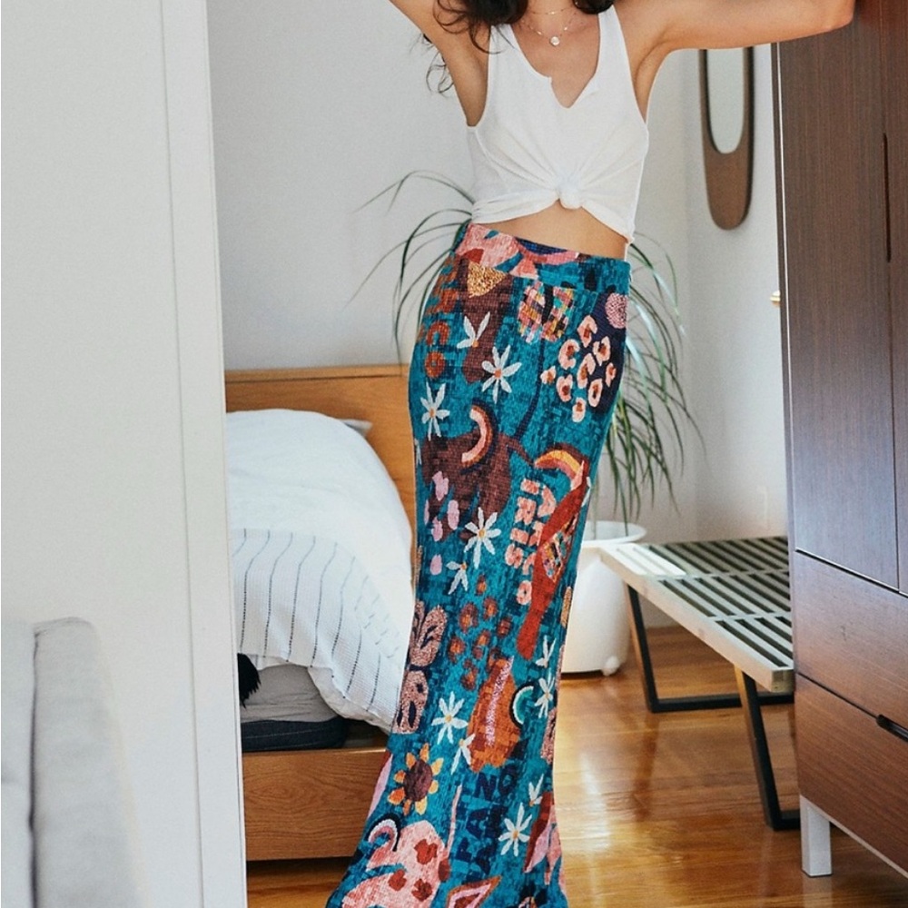 FARM Rio Gabriela Knit Maxi Skirt